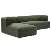 Temple &amp; Webster Gala 4 Seater Boucle Sofa with Chaise