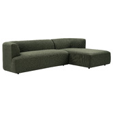 Temple &amp; Webster Gala 4 Seater Boucle Sofa with Chaise