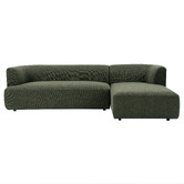 Temple &amp; Webster Gala 4 Seater Boucle Sofa with Chaise