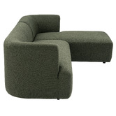 Temple &amp; Webster Gala 4 Seater Boucle Sofa with Chaise