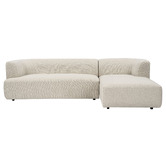 Temple &amp; Webster Gala 4 Seater Boucle Sofa with Chaise