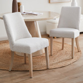 Temple &amp; Webster Dover Boucle Dining Chairs