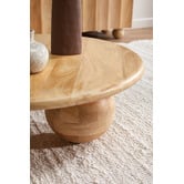 Temple &amp; Webster Hendry Round Mango Wood Coffee Table