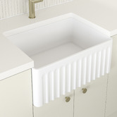 Temple &amp; Webster Bowral Single Fireclay Farmhouse Sink