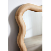 Temple &amp; Webster Ebba Wavy Timber Wall Mirror