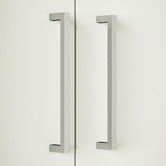 Temple &amp; Webster Clovelly Chrome Stainless Steel Cabinet Handle