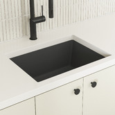 Temple &amp; Webster Lowan Single Granite Kitchen Sink