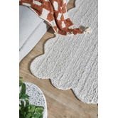 Temple &amp; Webster Rowe Boucle Wool-Blend Scalloped Rug