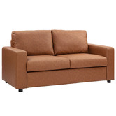 Temple &amp; Webster Jack 2 Seater Faux Leather Sofa