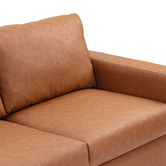 Temple &amp; Webster Jack 2 Seater Faux Leather Sofa