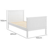 Temple &amp; Webster Nilsa Single Bed