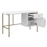 Temple &amp; Webster Angela 1 Drawer Writing Desk