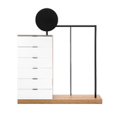 Temple &amp; Webster Tessa Wardrobe &amp; Drawers with Mirror