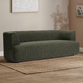 Temple &amp; Webster Gala 3 Seater Boucle Sofa