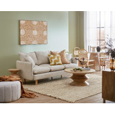 Temple &amp; Webster Noah 3 Seater Slipcover Chenille Sofa