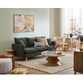 Temple &amp; Webster Noah 3 Seater Slipcover Chenille Sofa