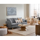 Temple &amp; Webster Axis Round Mango Wood Coffee Table