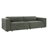 Temple &amp; Webster Russo 3 Seater Sofa &amp; Ottoman Set