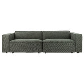 Temple &amp; Webster Russo 3 Seater Sofa &amp; Ottoman Set