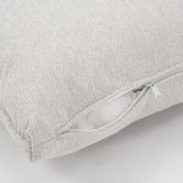 Temple &amp; Webster Natural Georgie 3 Seater Upholstered Sofa