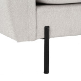 Temple &amp; Webster Natural Georgie 3 Seater Upholstered Sofa