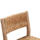 Temple &amp; Webster 65cm Nadia Ash Wood &amp; Hand-Woven Rush Bar Stool