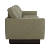 Temple &amp; Webster Hunter 3 Seater Leather Sofa