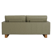 Temple &amp; Webster Hunter 3 Seater Leather Sofa