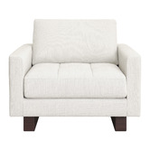 Temple &amp; Webster Hunter Boucle Armchair