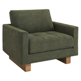 Temple &amp; Webster Hunter Boucle Armchair