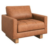Temple &amp; Webster Hunter Leather Armchair