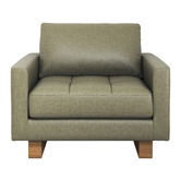 Temple &amp; Webster Hunter Leather Armchair