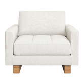 Temple &amp; Webster Hunter Boucle Armchair