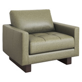 Temple &amp; Webster Hunter Leather Armchair