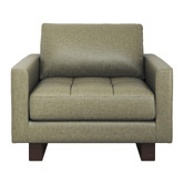 Temple &amp; Webster Hunter Leather Armchair