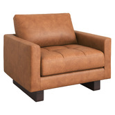 Temple &amp; Webster Hunter Leather Armchair