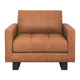 Temple &amp; Webster Hunter Leather Armchair