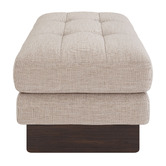 Temple &amp; Webster Hunter Upholstered Ottoman