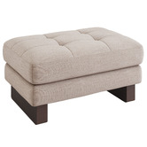 Temple &amp; Webster Hunter Upholstered Ottoman