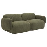 Temple &amp; Webster 3 Seater Forest Green Moab Modular Sofa Set