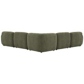 Temple &amp; Webster 5 Seater Forest Green Moab Terminal Sofa Set