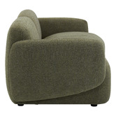 Temple &amp; Webster 3 Seater Forest Green Moab Right Chaise Sofa Set
