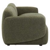 Temple &amp; Webster 3 Seater Forest Green Moab Left Chaise Sofa Set