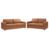 Temple &amp; Webster Jack 5 Seater Faux Leather Sofa