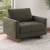 Temple &amp; Webster Hunter Boucle Armchair