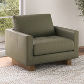 Temple &amp; Webster Hunter Leather Armchair