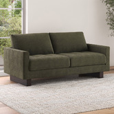 Temple &amp; Webster Hunter 3 Seater Boucle Sofa