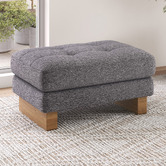 Temple &amp; Webster Hunter Upholstered Ottoman