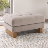 Temple &amp; Webster Hunter Upholstered Ottoman