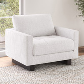 Temple &amp; Webster Hunter Boucle Armchair